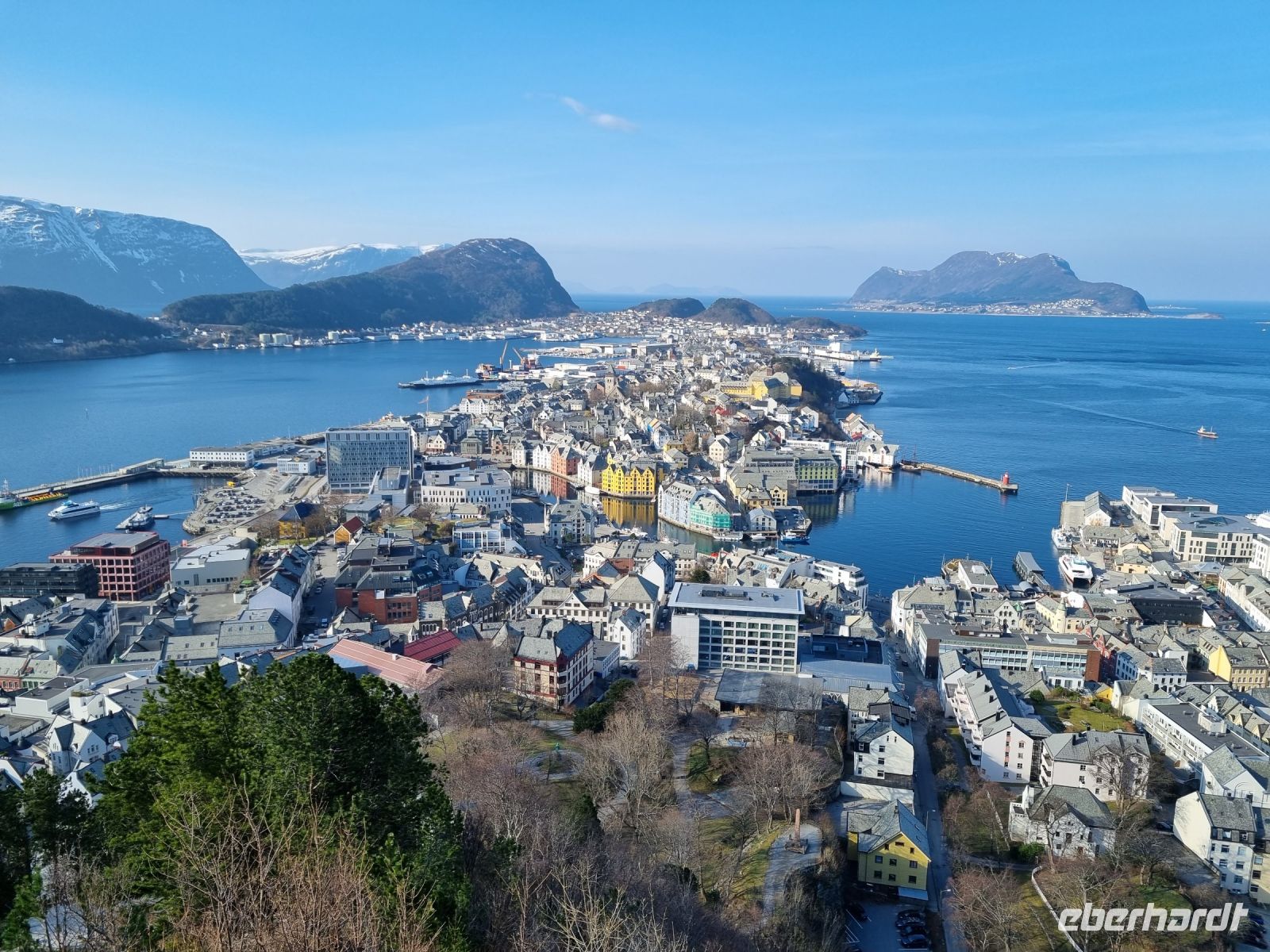  Ålesund - Ausblick vom Berg Aksla