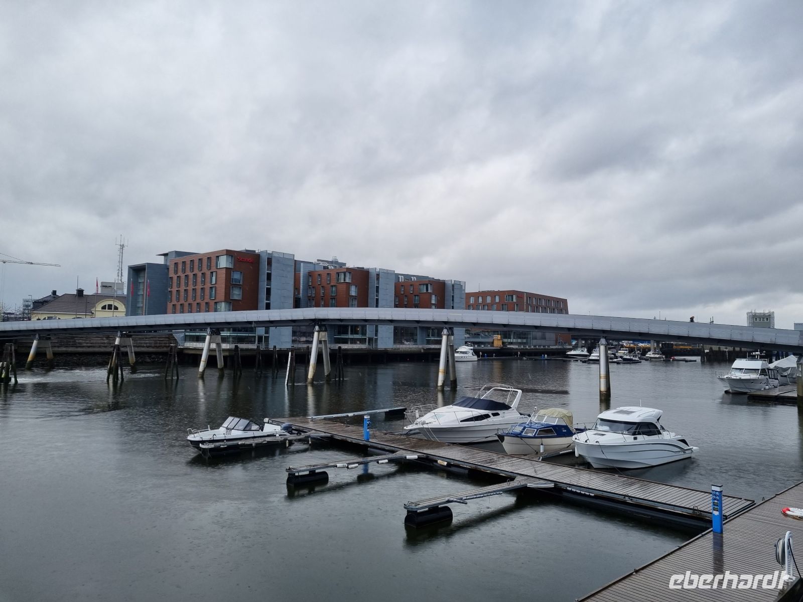 Trondheim - Blick zur Verftsbrua (Werftbrücke)