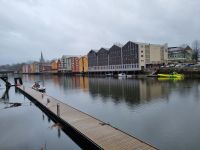 Trondheim - Speicherhäuser am Fluss Nidelva