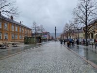 Trondheim - Kongens gate (Königstraße) mit Blick in Richtung Marktplatz (Torget)