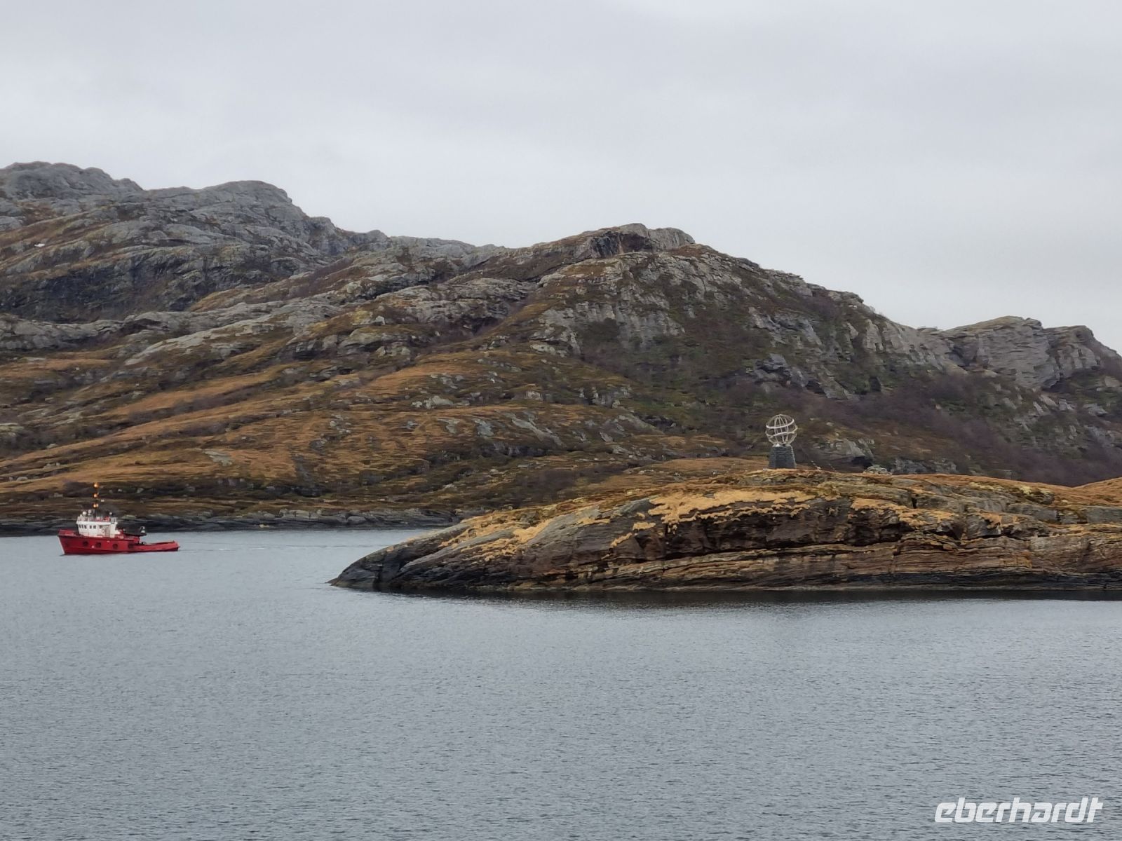 Überquerung des Polarkreises auf 66,5 Grad nördlicher Breite