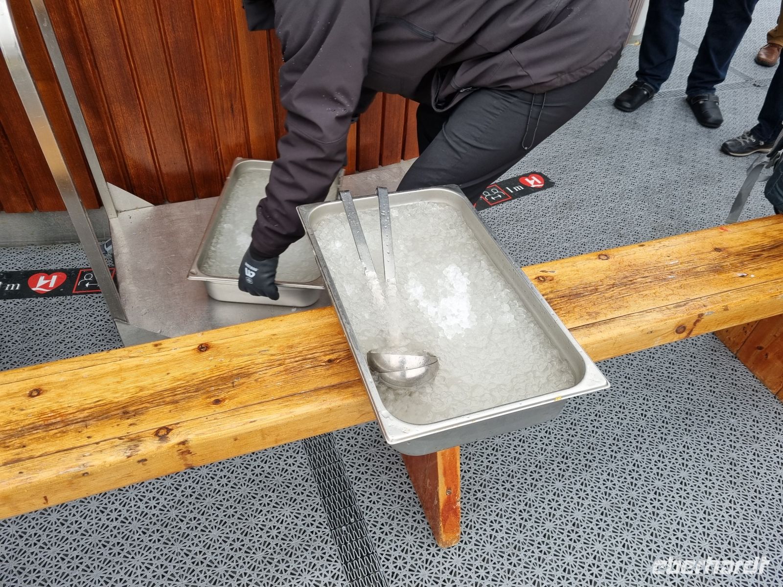 Polarkreistaufe an Bord der 