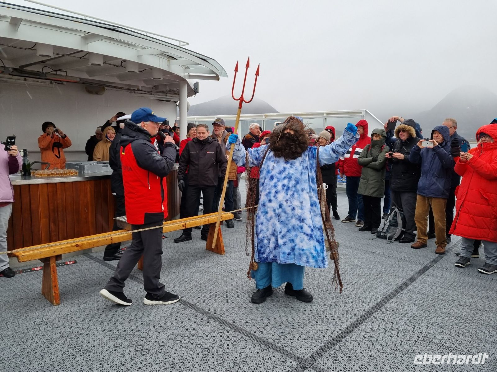 Polarkreistaufe an Bord der 