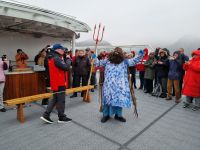 Polarkreistaufe an Bord der 