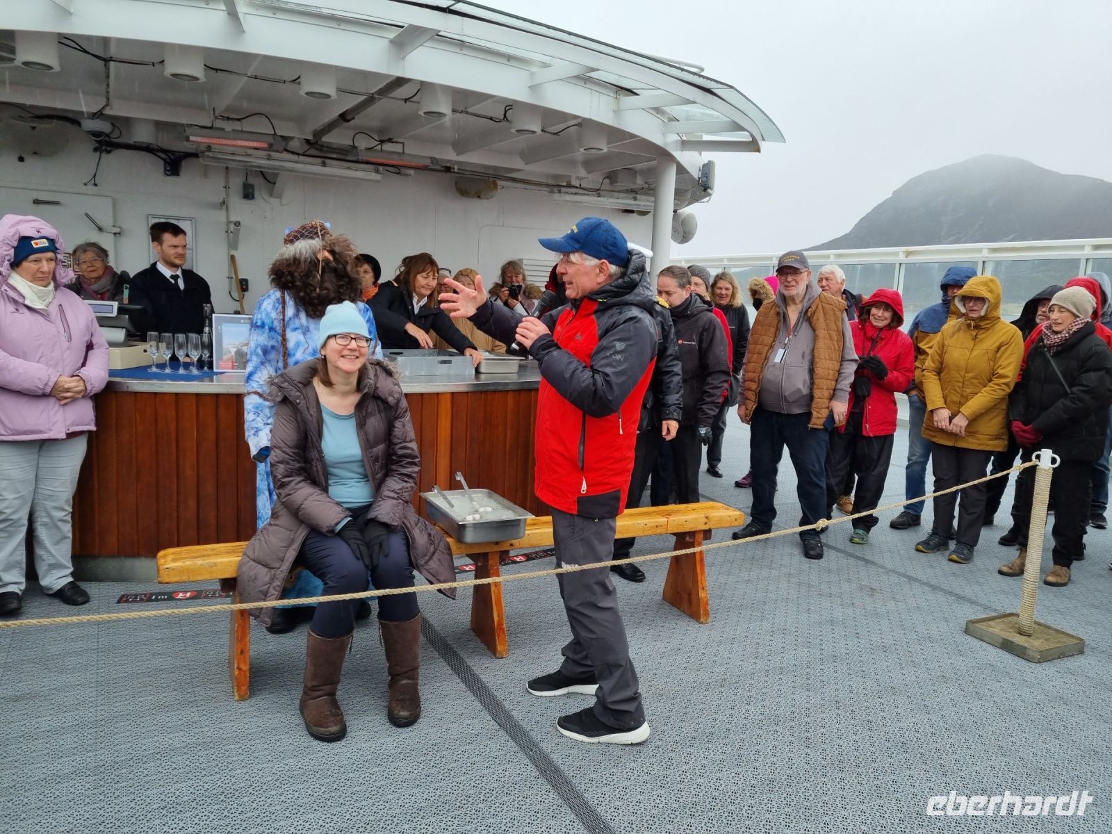 Polarkreistaufe an Bord der 