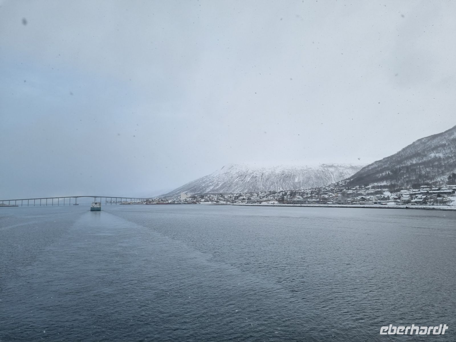Einfahrt nach Tromsø...
