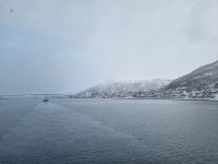 Einfahrt nach Tromsø...