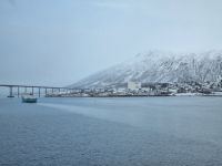Einfahrt nach Tromsø...
