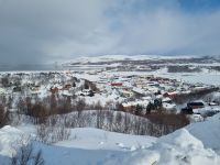Kirkenes  - Ausblick vom Prestefjellet (Priesterberg)
