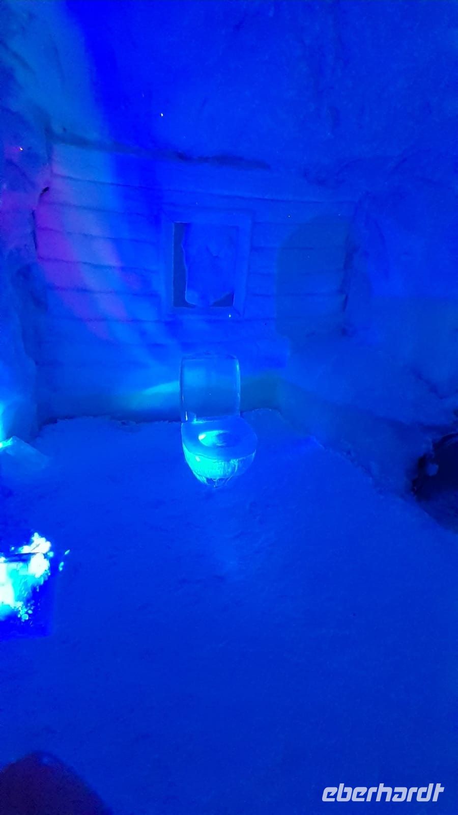 Kirkenes - Schneehotel (Toilette)