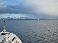 ...unterwegs zwischen Ørnes und Nesna... - Treffen mit der nordwärts gehenden 