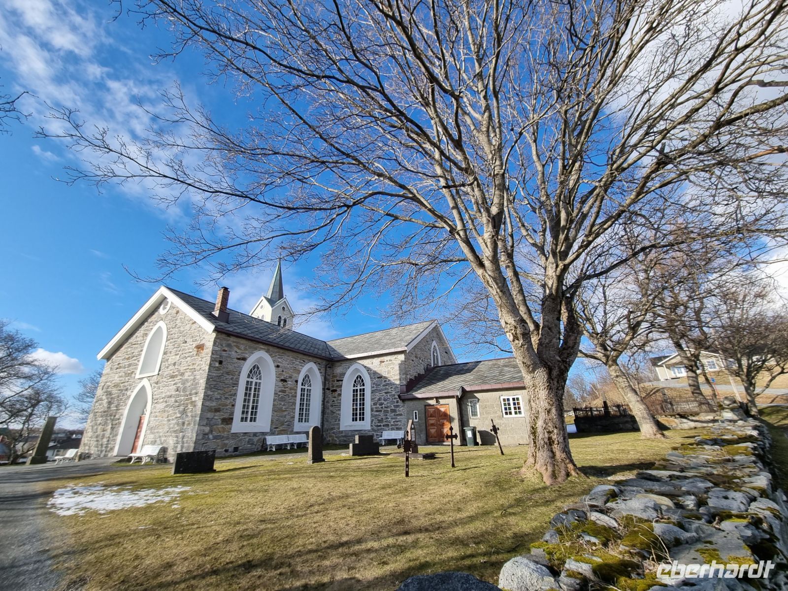 Brønnøysund - Wanderung mit dem Expeditions-Team (Brønnøy-Kirche)