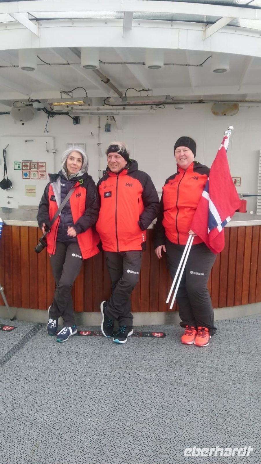 Expeditions-Team auf der 