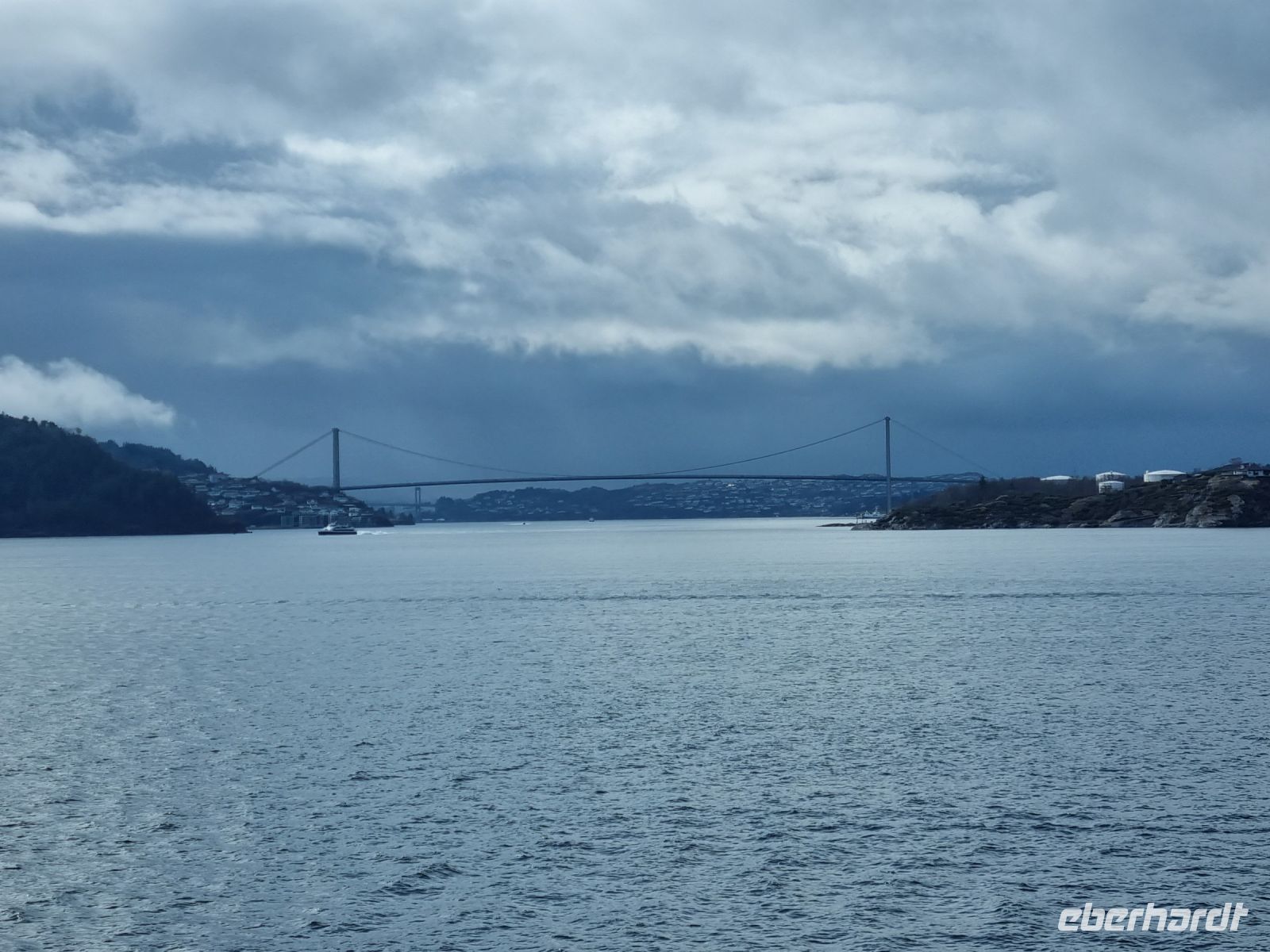 Ankunft in Bergen - Askøy-Brücke