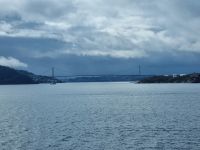 Ankunft in Bergen - Askøy-Brücke