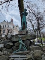 Bergen - Ole Bull-Brunnen