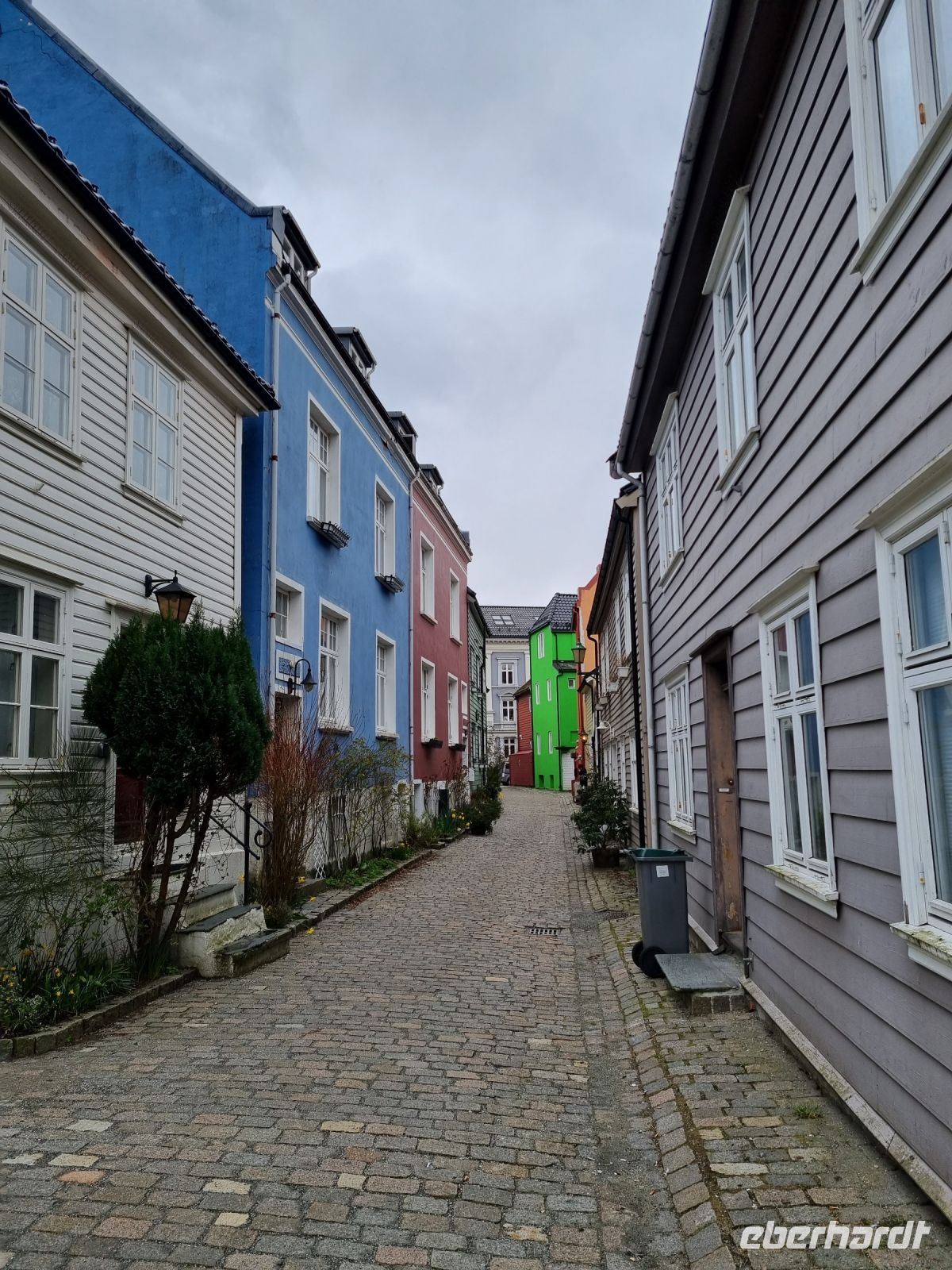 Bergen - typisch alte Holzhäuser...