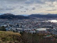 Bergen - Ausblick vom Hausberg Fløyen