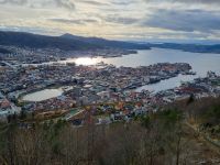 Bergen - Ausblick vom Hausberg Fløyen