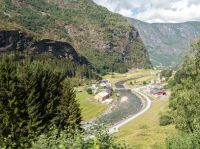 Blick aus der Flambahn