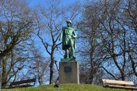 Ålesund - von hier stammt der Wikinger Rolf (Rolon) - Begründer der Normandie in Frankreich (gleiches Denkmal steht in Rouen, Normandie)