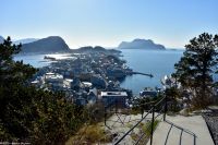 Ålesund - Aufstieg zum Hausberg Aksla