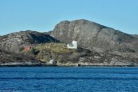 Hurtigruten - MS Polarlys - Agdenes fyr (Leuchtturm) - Einfahrt in den Trondheimfjord