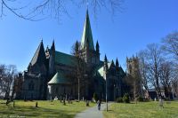 Hurtigruten - MS Polarlys - Trondheim - UNESCO Weltkulturerbe Nidarosdom