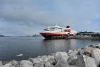 Hurtigruten - MS Polarlys - Kirkenes - Geographischer Wendepunkt der Reise