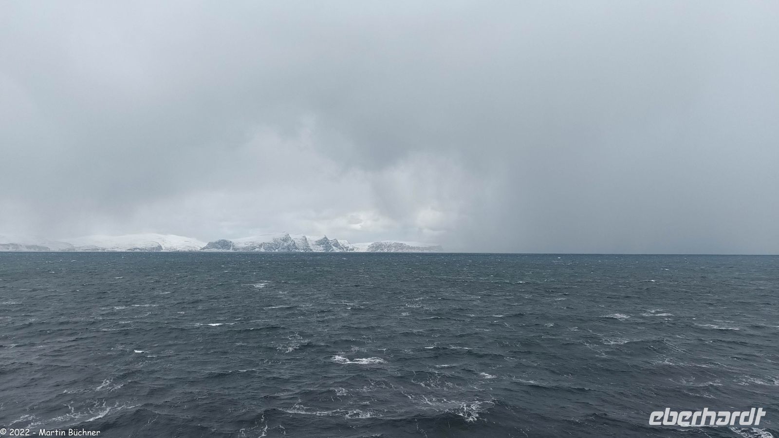 Hurtigruten - MS Polarlys - Hammerfest - der nächste Schneeschauer