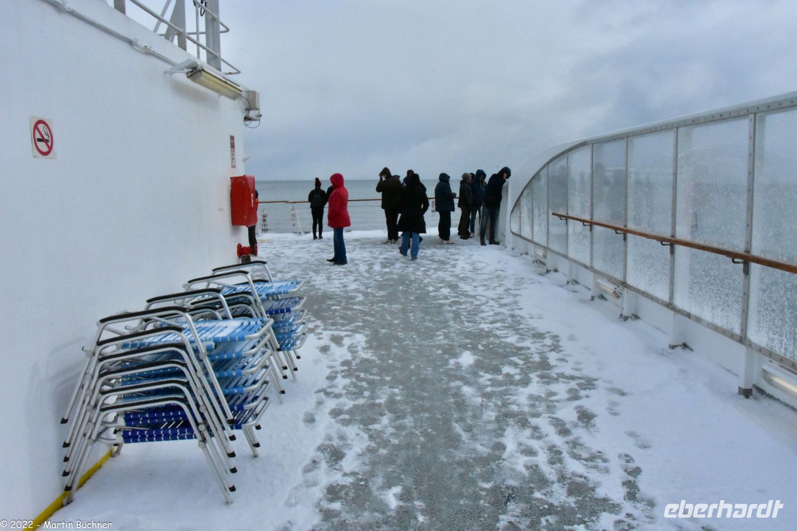 Hurtigruten - MS Polarlys - Hammerfest - der nächste Schneeschauer