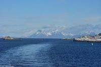 Hurtigruten - MS Polarlys - Lofoten (seltener Fernblick zum Festland)