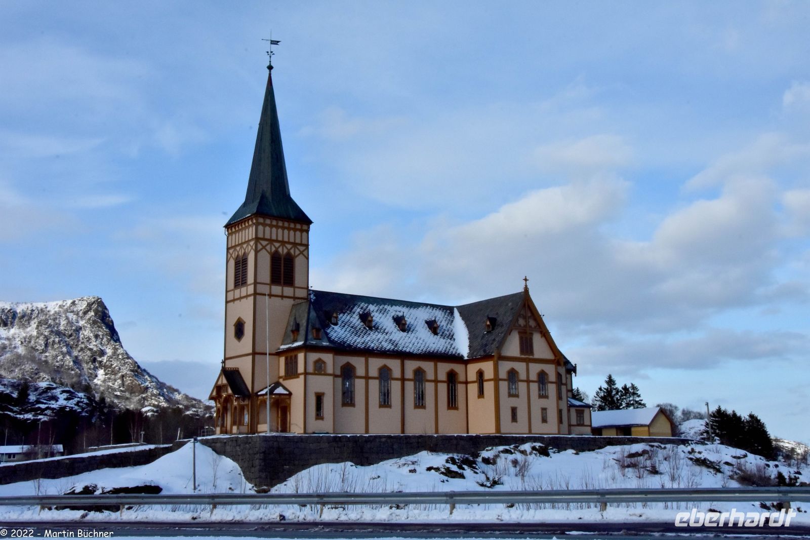 Hurtigruten - MS Polarlys - Lofoten - Lofotkathedrale in Kabelvåg