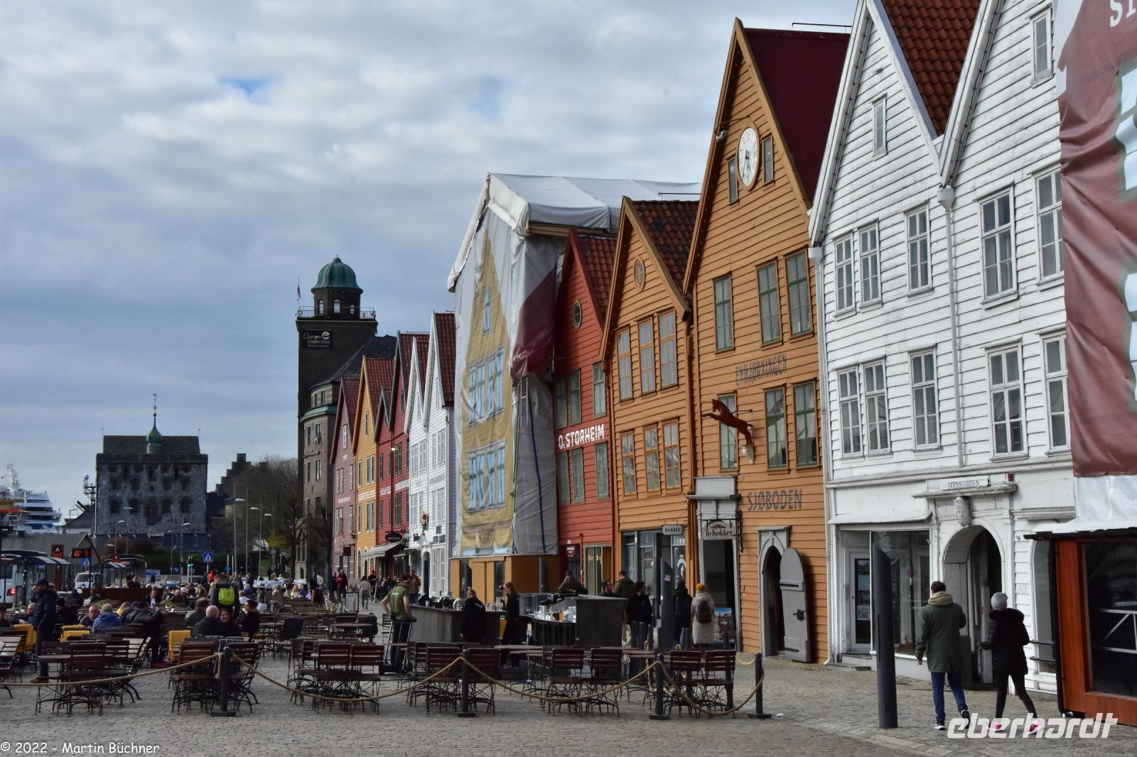 Hurtigruten - MS Polarlys - Bergen - UNESCO Weltkulturerbe Bryggen (Hansekontor)