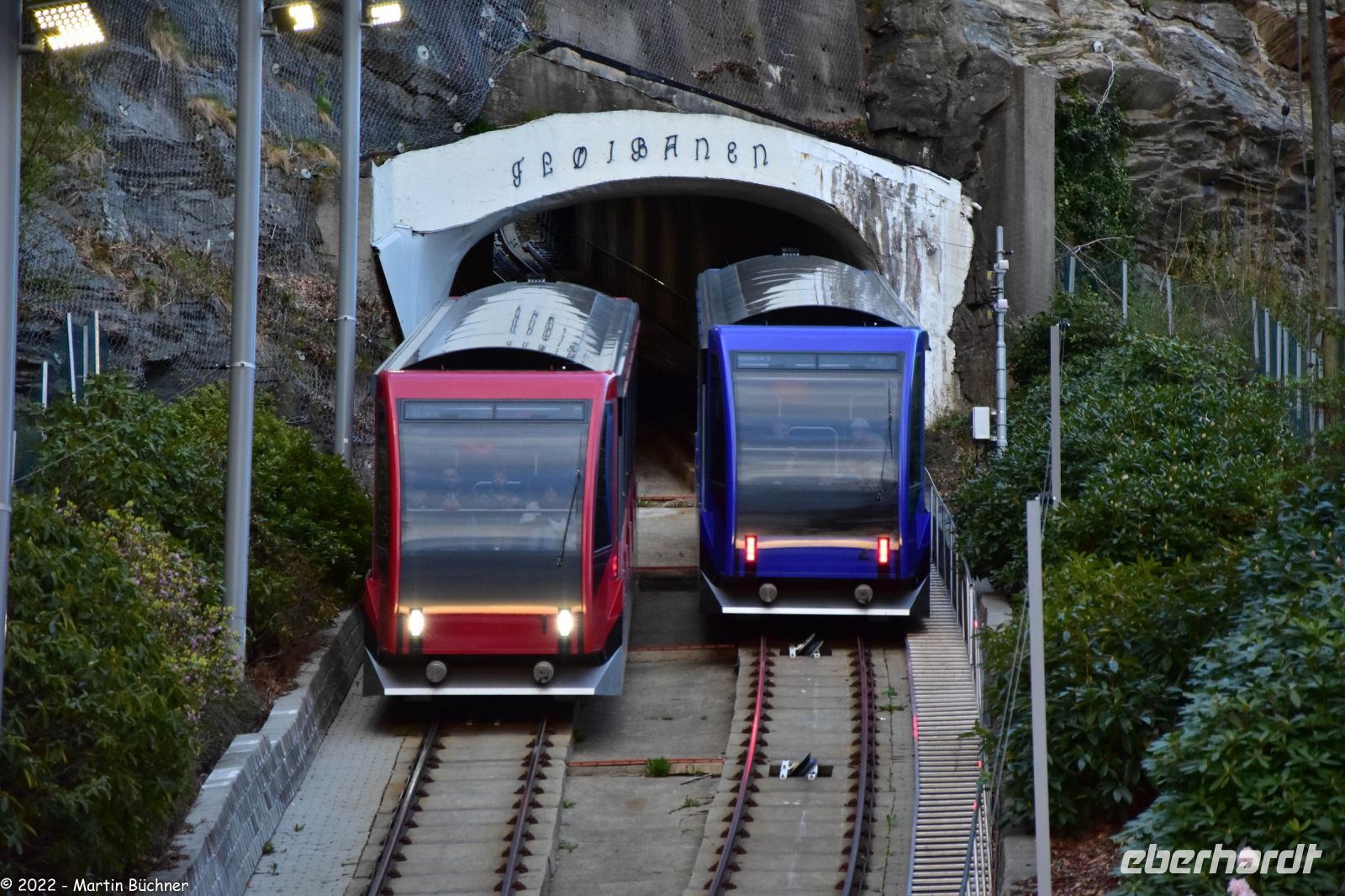 Hurtigruten - MS Polarlys - Bergen - Die neue Fløien-Bahn (2022)