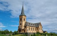 Lofoten-Kathedrale (Vågan-Kirche) in Kabelvåg