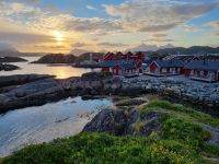 Abendstimmung am Statles Rorbusenter in Mortsund 