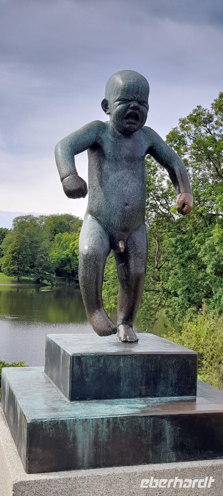 Oslo Vigelandpark kleiner Trotzkopf