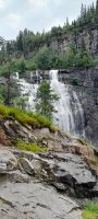 Skjervsfossen auf dem Weg nach Ulvik