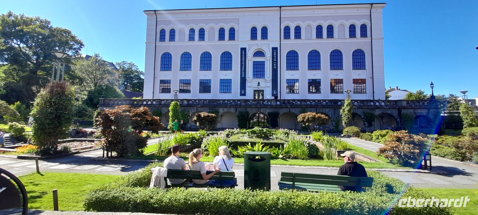 Universitätsmuseum in  Bergen mit Gartenanlage