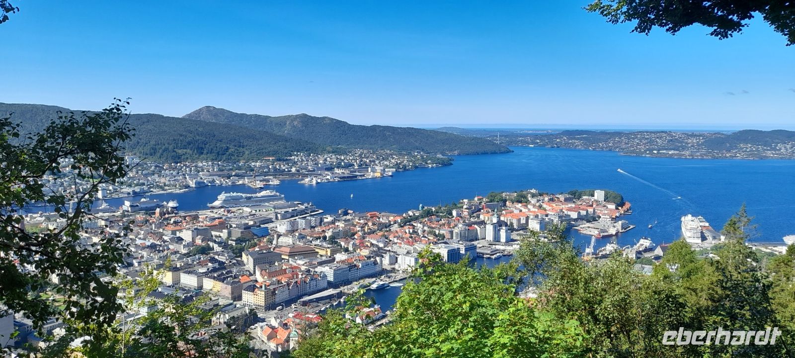Bergen vom Floyen aus gesehen