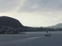 die Hurtigrute verlässt Alesund