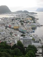 Aksla-Blick, im Vordergrund das 