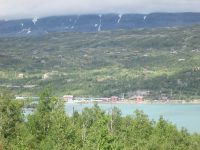 die Bergenbahn im Bahnhof von Haugastöl