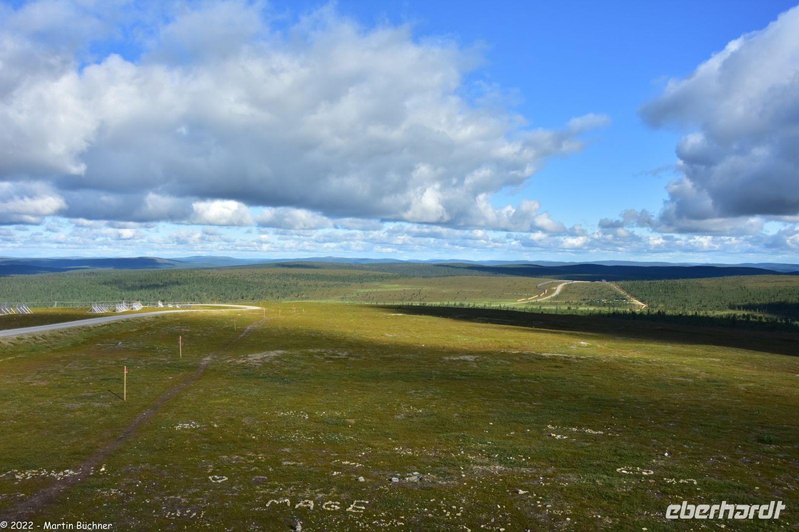 Saariselkä - Hausberg Kaunispää - UNESCO Weltkulturerbe Struve-Meridian