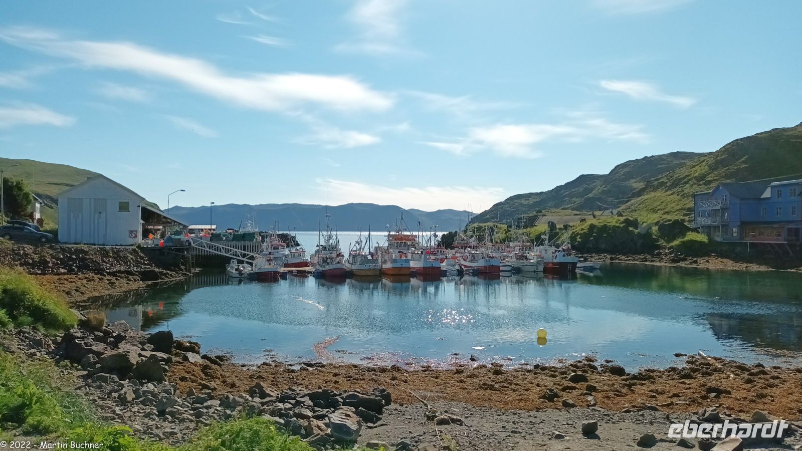 Insel Margerøya - (Nordkappinsel) - Fischerdorf Kamøyvær