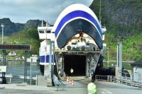 Lofoten - Fjordfähre über den Vestfjord nach Bodø