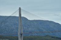 Helgelandsbrücke über den Leirfjorden an der Helgelandskysten