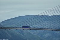 Helgelandsbrücke über den Leirfjorden an der Helgelandskysten