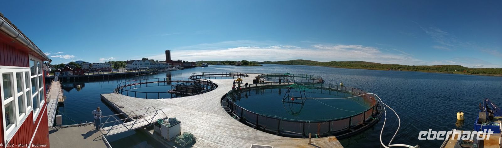 Lachsfarm in Brønnøysund 